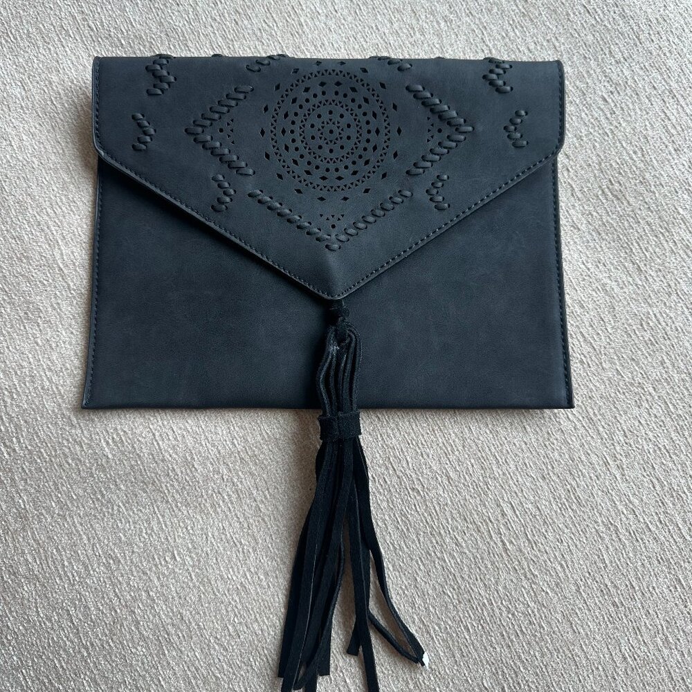 Anthropologie Black Clutch